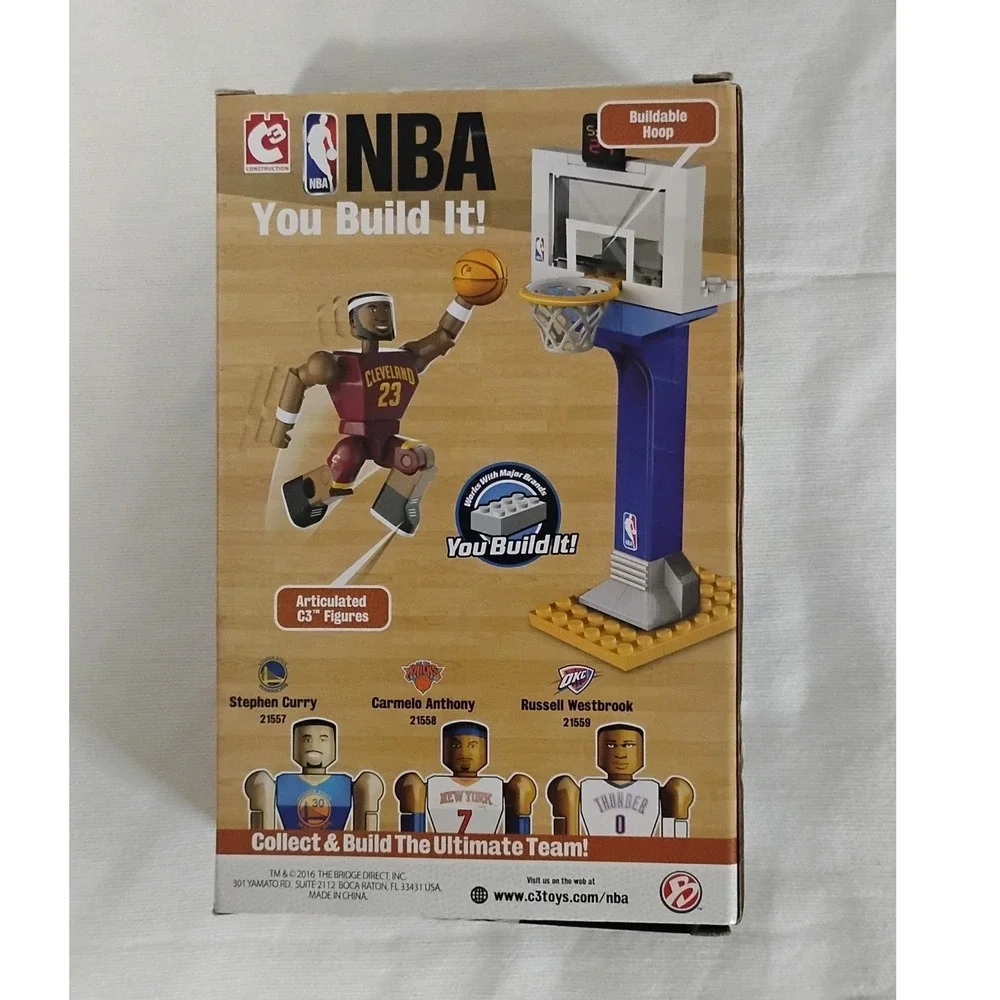 C3 NBA LeBron James Game On Series Cleveland Cavaliers Building Set 50 Pc NIB